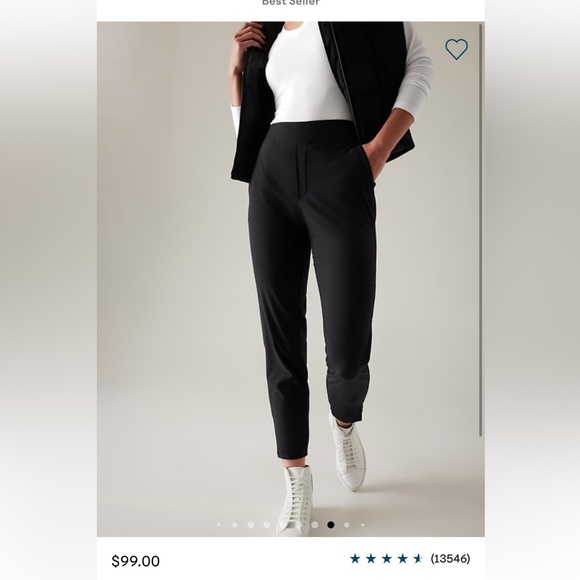 NWOT! Athleta Brooklyn Mid-Rise Ankle Pant Size 14 - Picture 1 of 8